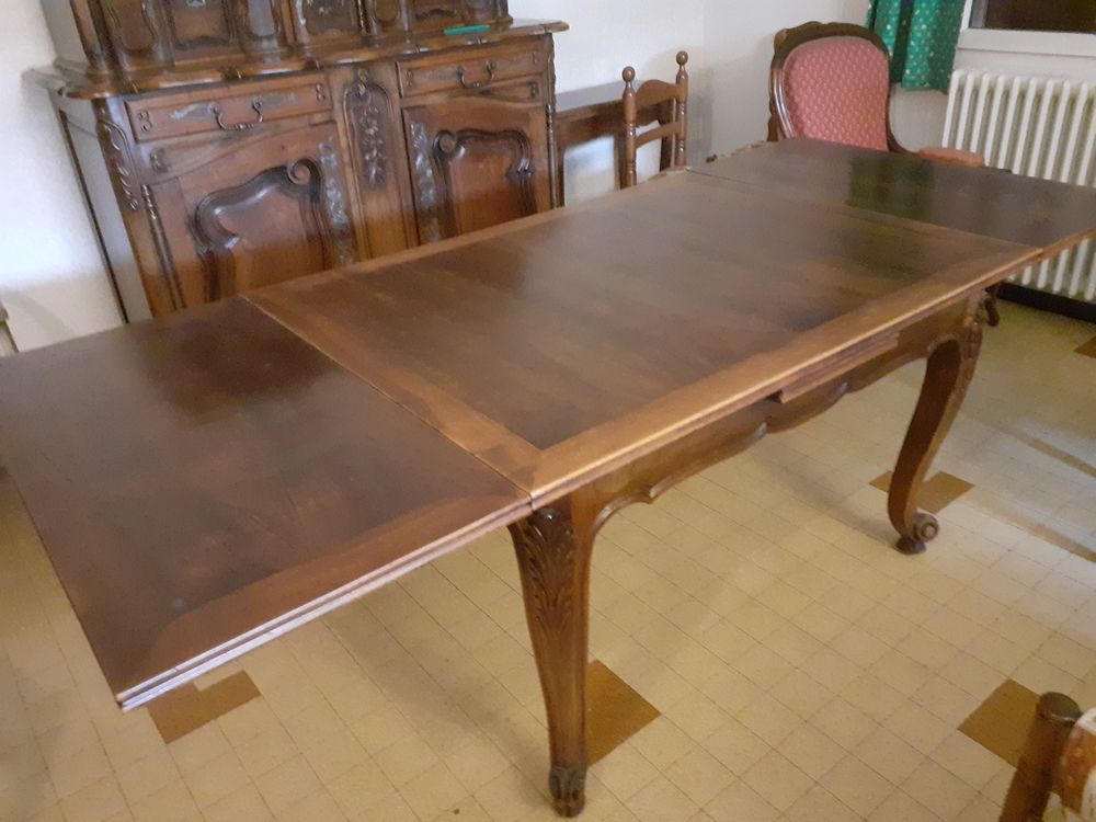 TABLE PROVENCALE TRES BON ETAT AVEC 2 RALLONGES Meubles