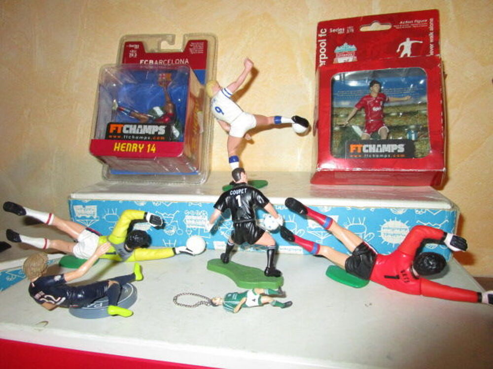 lot figurine footballeur thierry henry bats coupet papin 