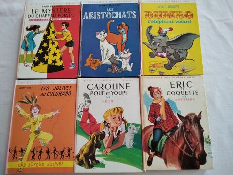 Lot de 6 livres biblioth�que rose ann�es 60-70 10 Nevers (58)