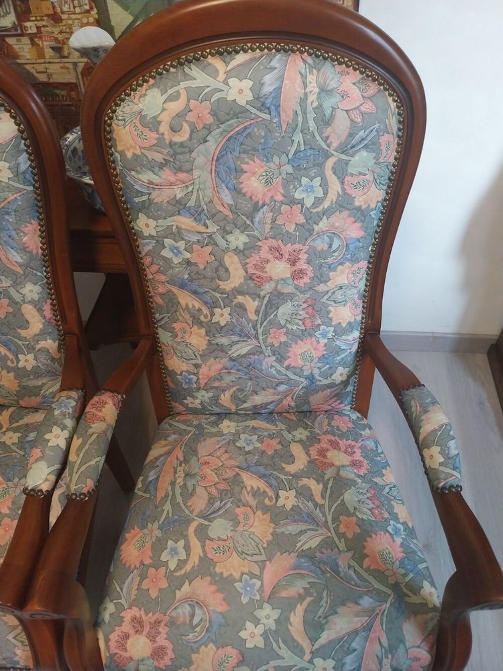 Fauteuil Voltaire tr&egrave;s peu servi d&eacute;coration vintage Meubles