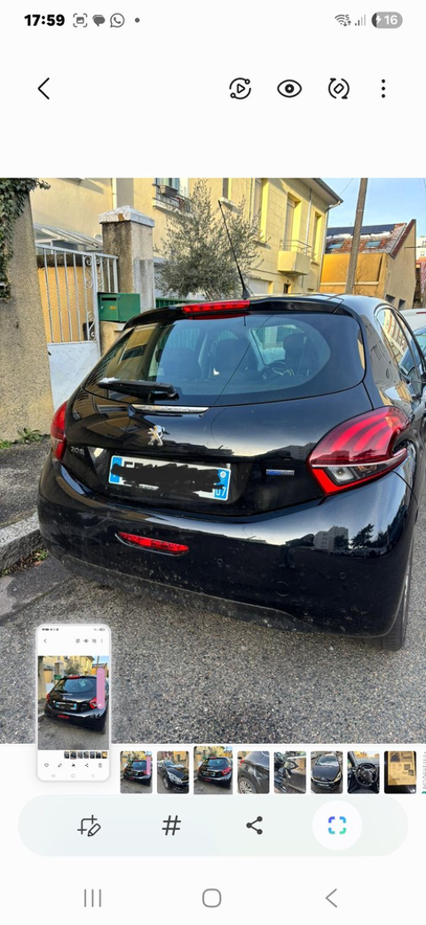 Peugeot 208 1.2 PureTech 110ch S&S BVM5 F&eacute;line 2016 occasion Saint-Etienne 42100