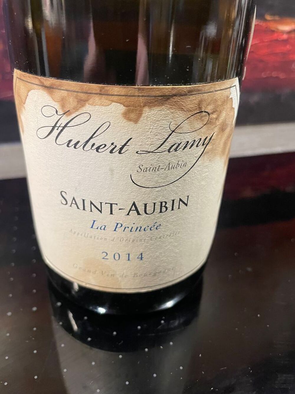 1 Bt SAINT AUBIN 2014 La Princ&eacute;e Hubert LAMY = Sublime Cuisine