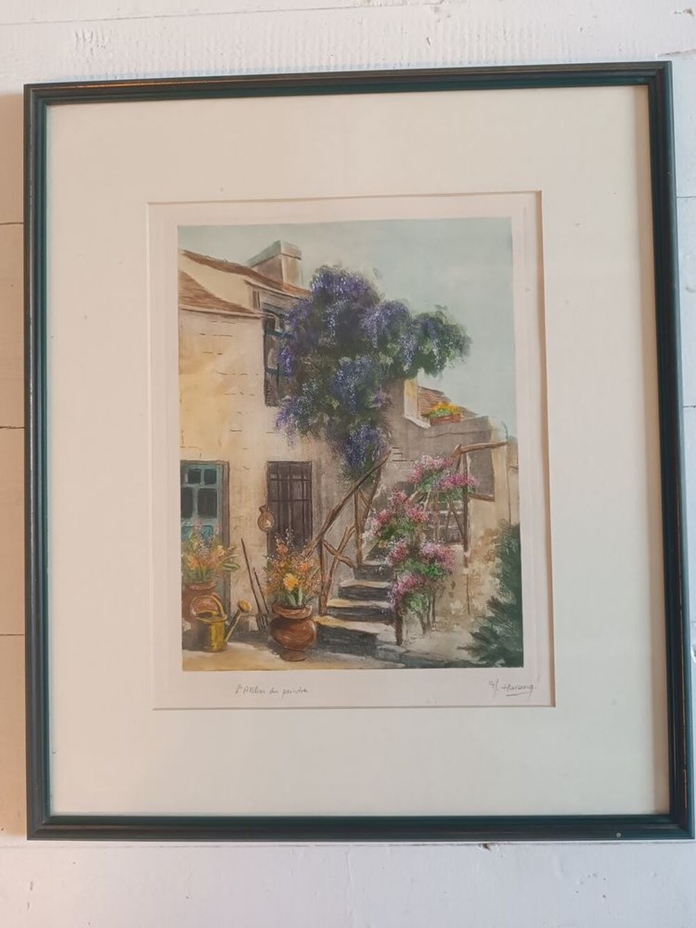 Aquarelle Marcel HARANG 