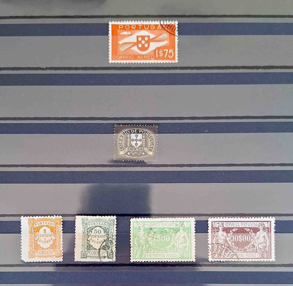 
S&eacute;rie de timbres de collection du Portugal 