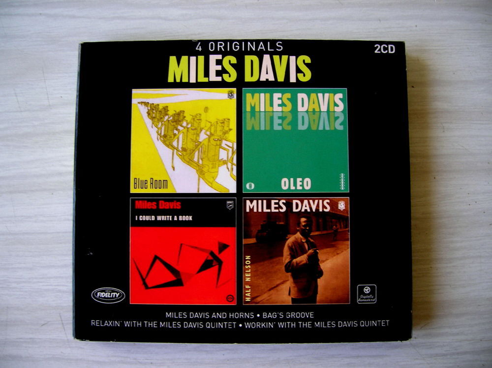 MILES DAVIS Double CDS (4 albums) CD et vinyles