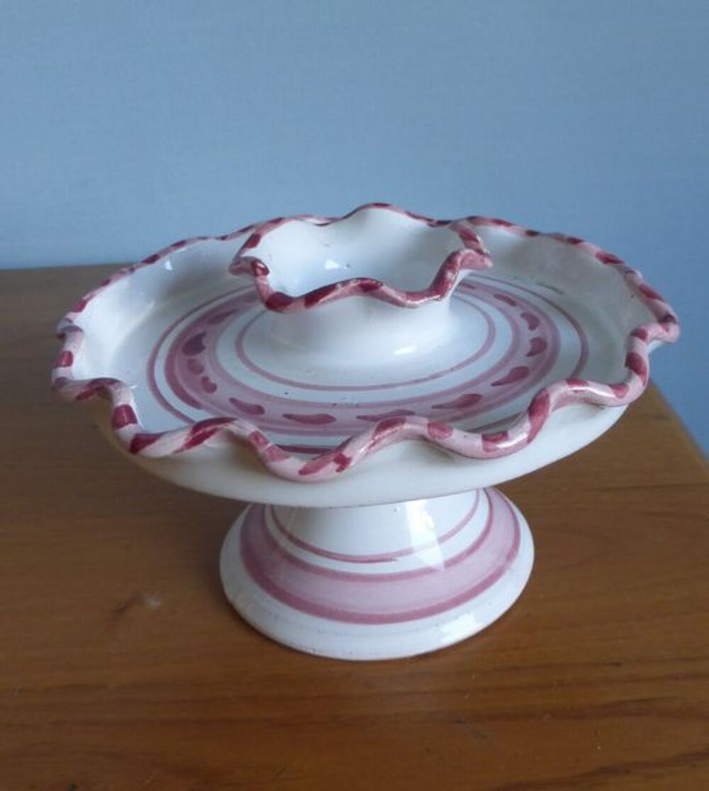 BOUGEOIR ton rose/banc Décoration