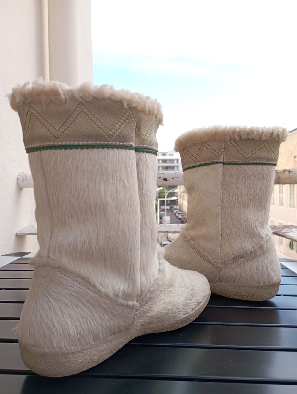 Apr&egrave;s-ski TECNICA fourrure v&eacute;rita.cuir bottes neige bottines Chaussures