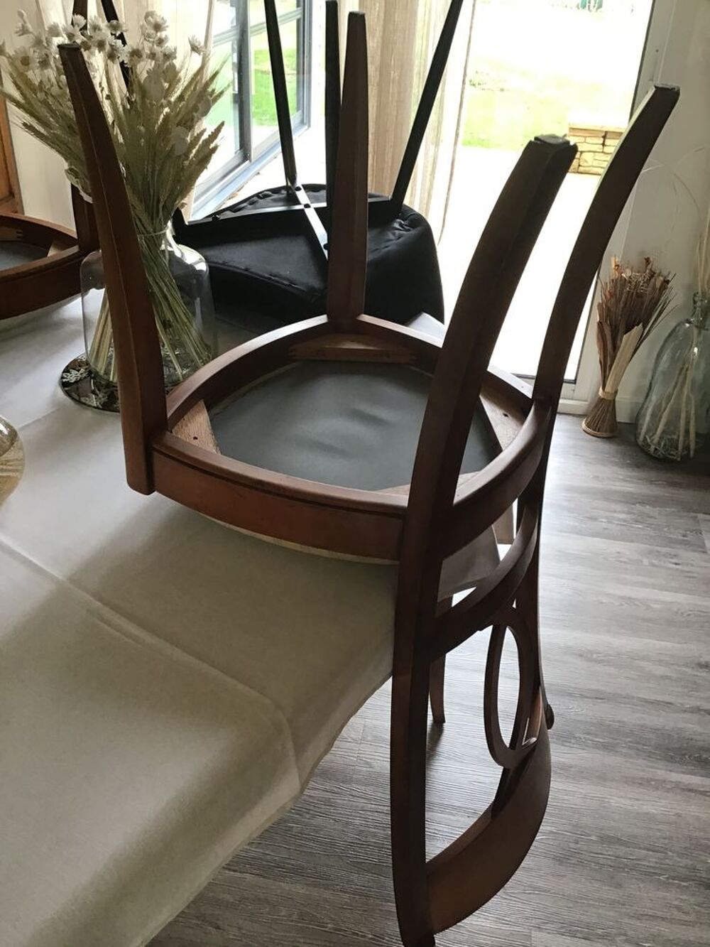 Chaises salle &agrave; manger en merisier Meubles