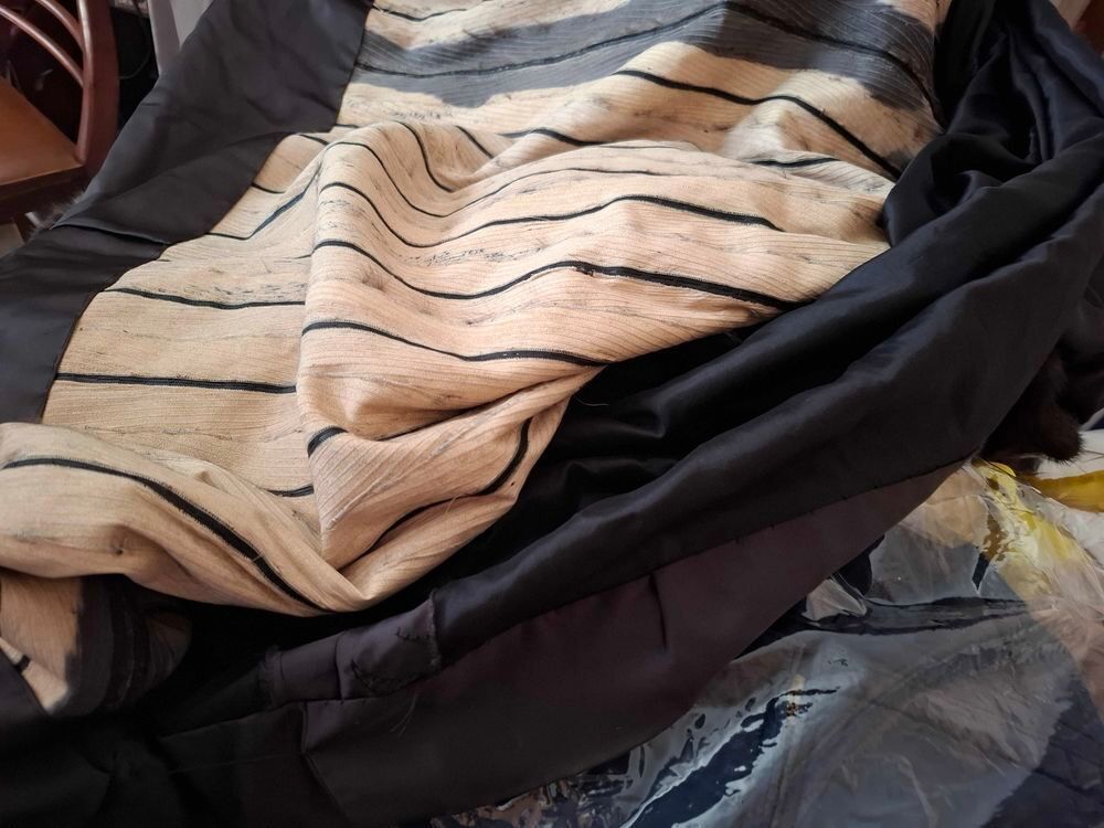 Manteau en vison marron 