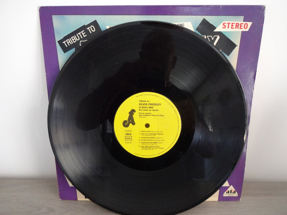 ELVIS PRESLEY O SOLE VINYLE 33 TOURS TEL / 0627473514 CD et vinyles