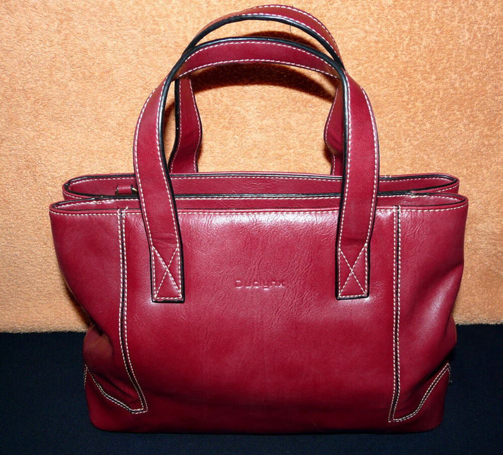 Sac &agrave; Main en Cuir Rouge du tout d&eacute;but des ann&eacute;es 2000, Neuf Maroquinerie