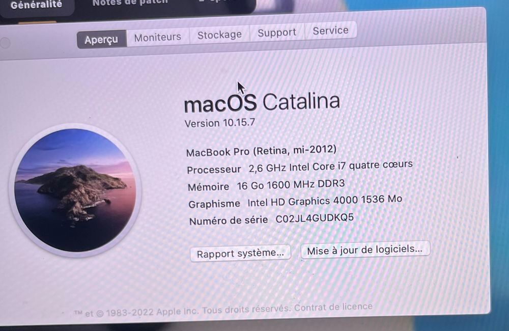 MacBook Pro Matériel informatique