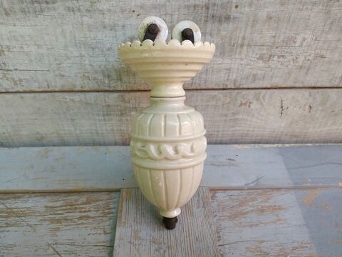 Ancien Monte et Baisse Fa�ence Lampe Suspension XIX�me 39 Loches (37)