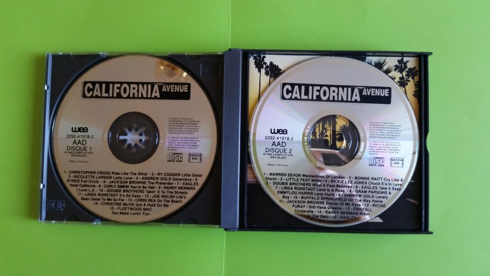 CALIFORNIA AVENUE CD et vinyles