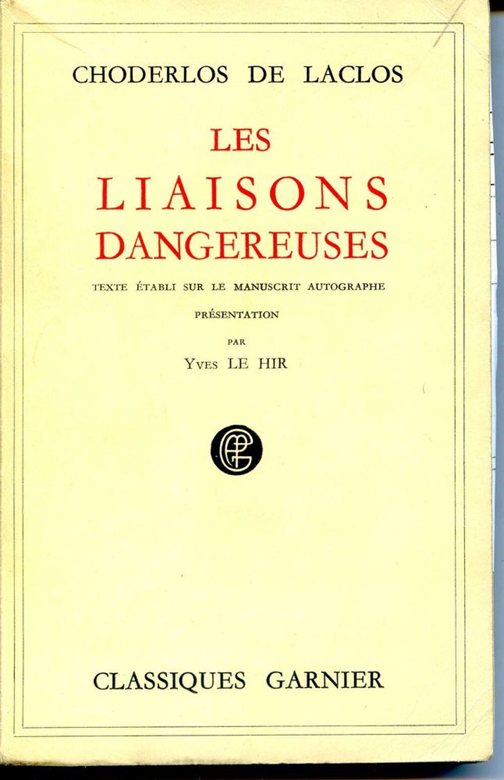 Les liaisons dangereuses - Choderlos de Laclos, Livres et BD