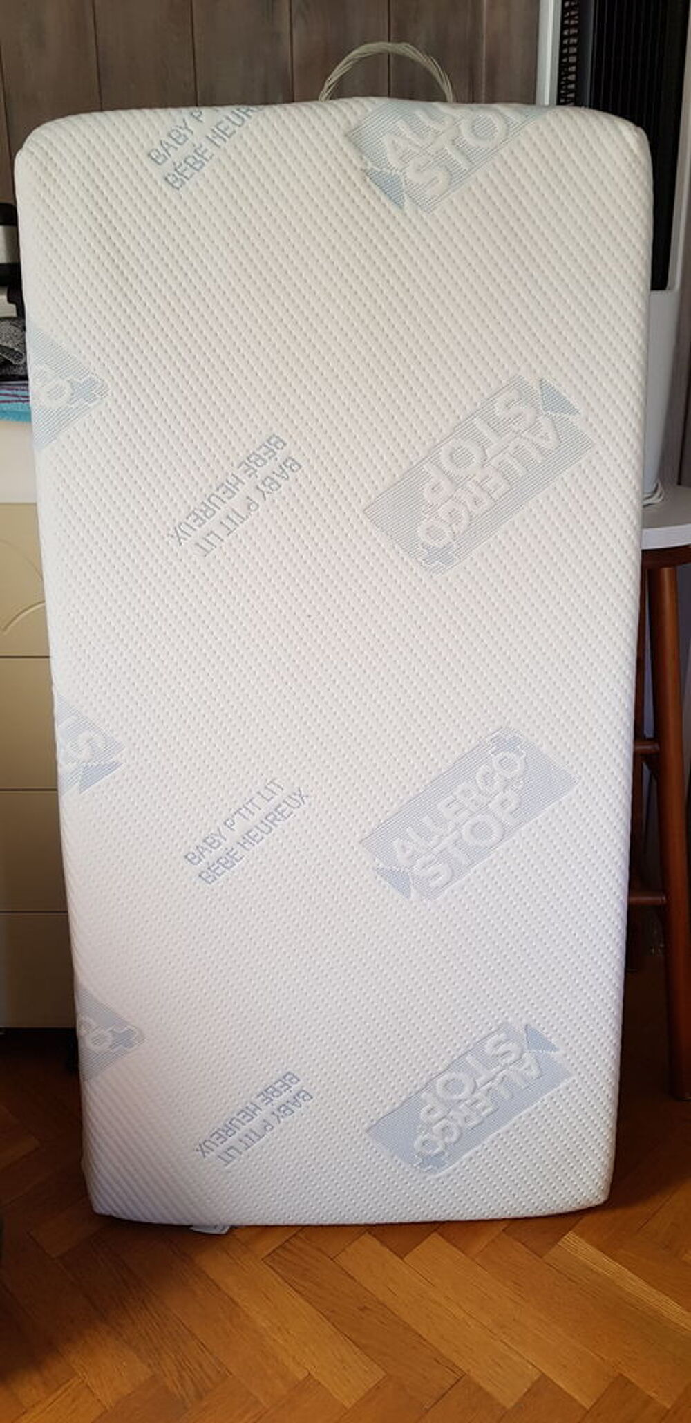 Matelas b&eacute;b&eacute; Allergo Stop 60 x 120cm de P'tit Lit Mobilier enfants