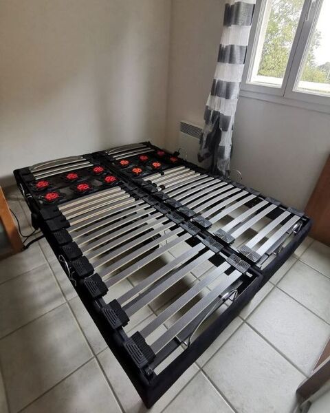 Lit électrique double 140x190 cm ? 2 sommiers indépendants Marseille 9 (13)