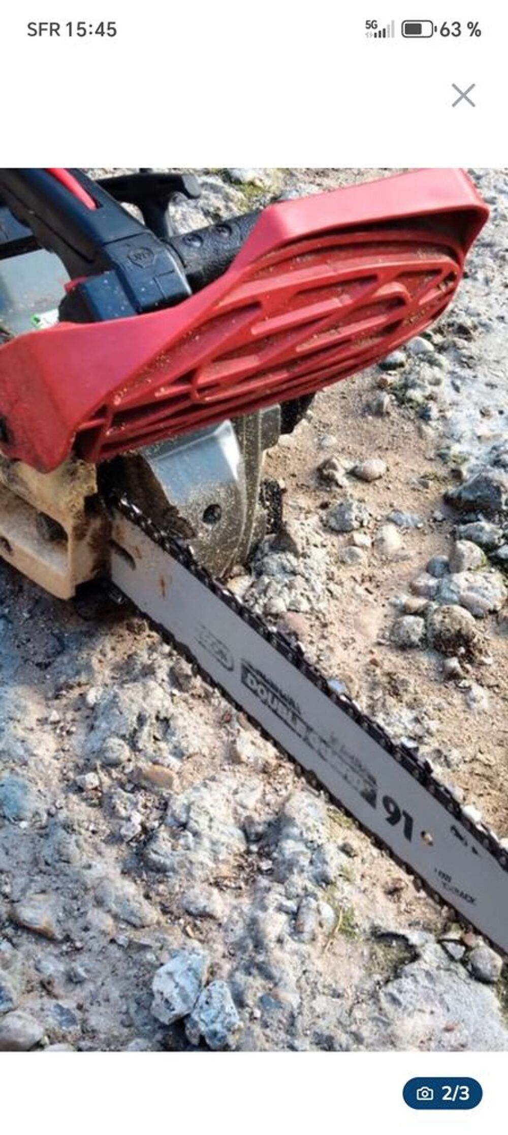 tron&ccedil;onneuse &eacute;lagueuse kormen elle d&eacute;marre Bricolage