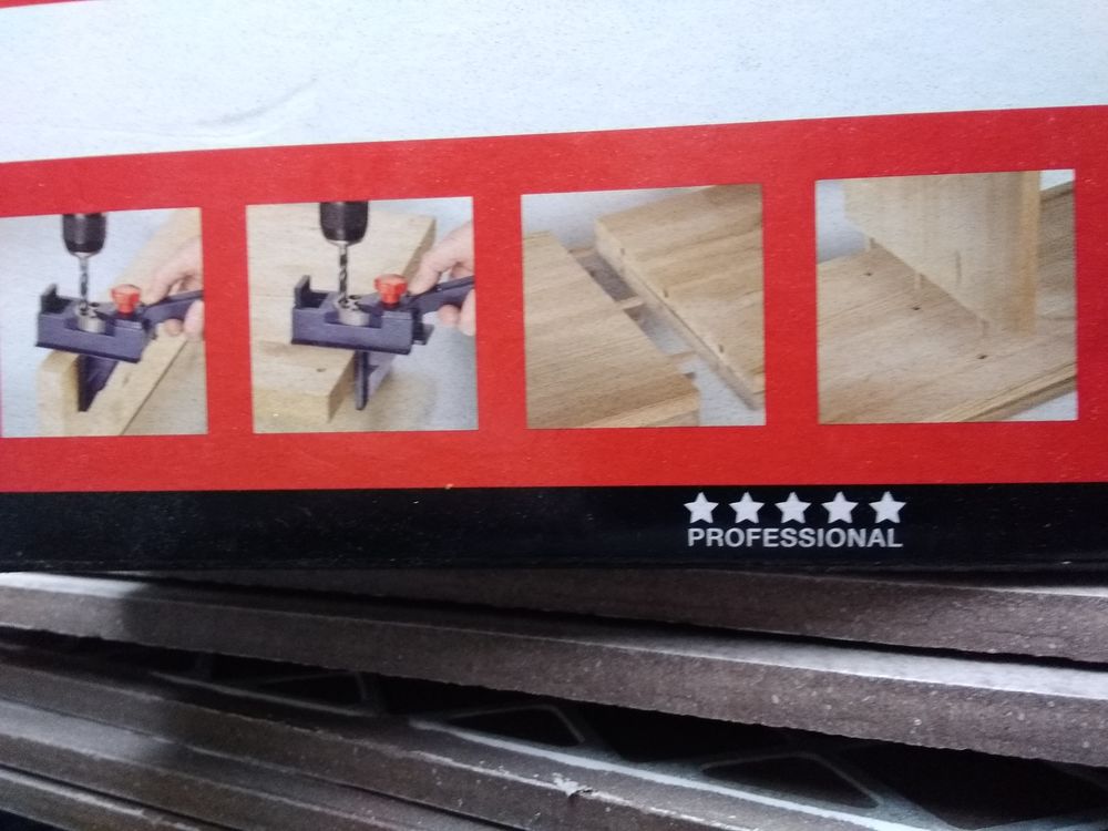 Appareil pour poser chevilles en bois pour meubles Bricolage