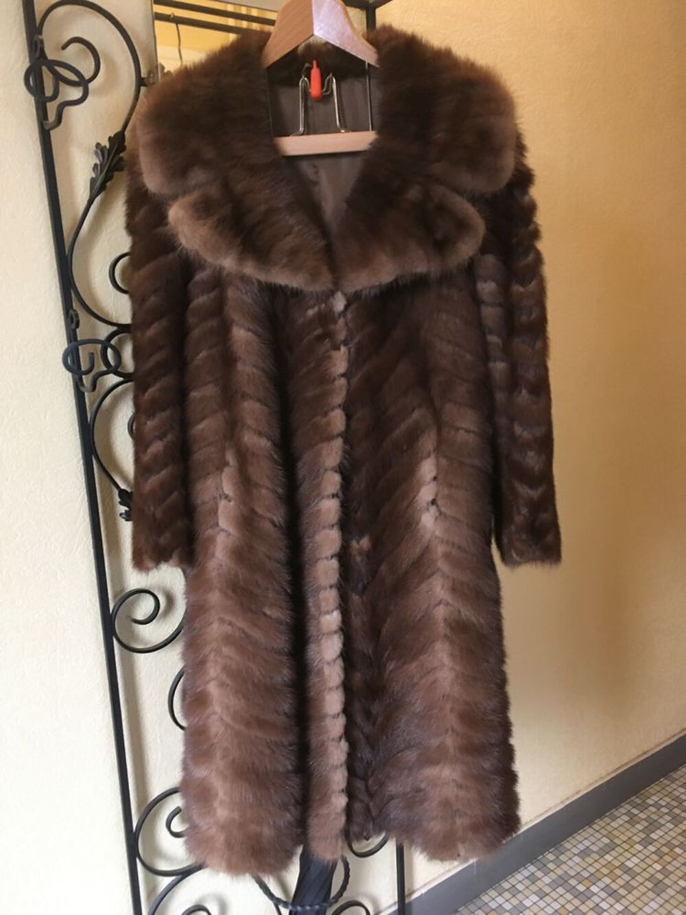 MANTEAU PATTES DE VISON DE LUXE Vêtements