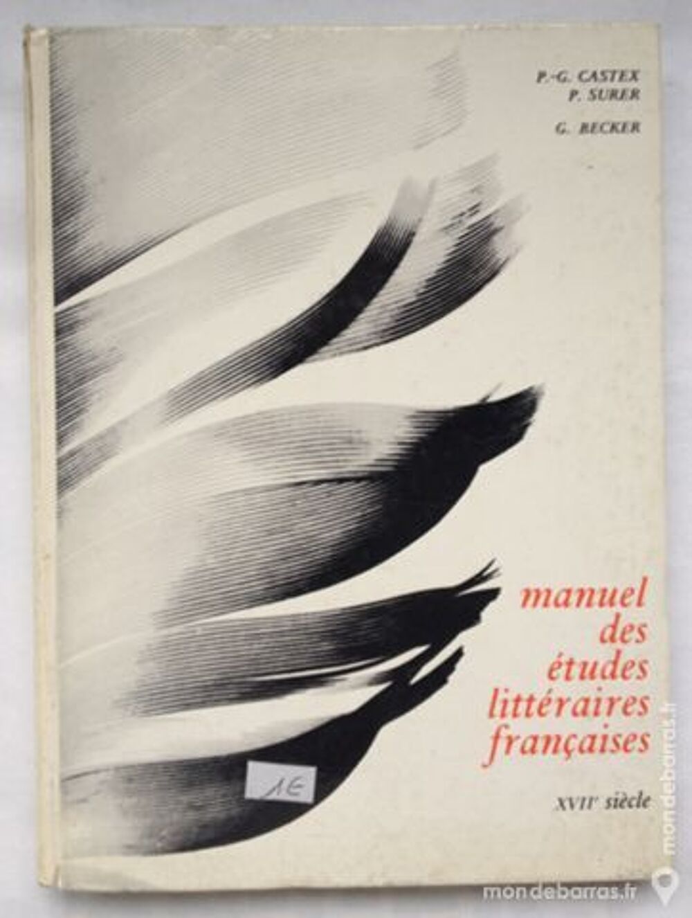 manuel des &eacute;tudes litt&eacute;raires fran&ccedil;aises 17&egrave; s.. Livres et BD