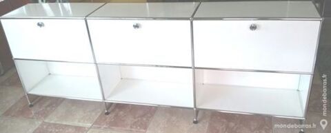 meuble blanc usm haller � 6 cases sur r�hausse 2450 Chenoise (77)