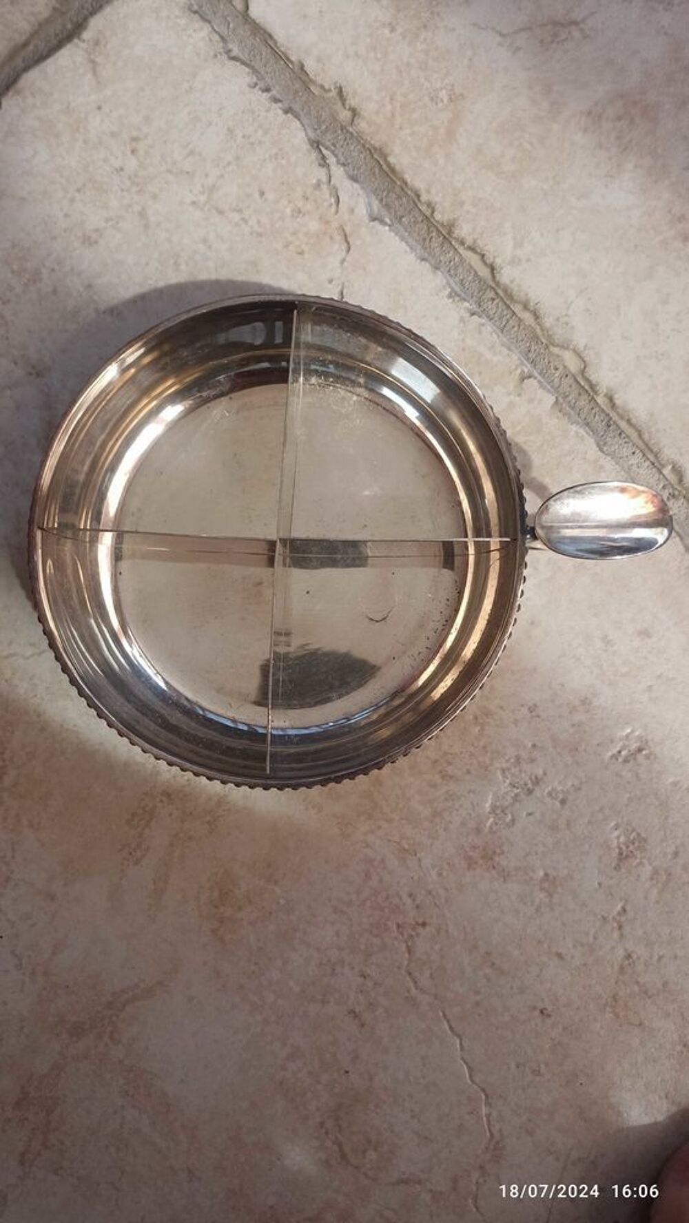 plat ap&eacute;ro en argent 