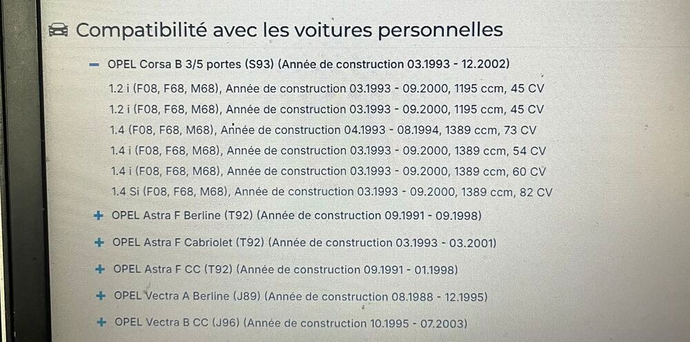 Pi&egrave;ces d&eacute;tach&eacute;es auto  occasion 95410 Groslay