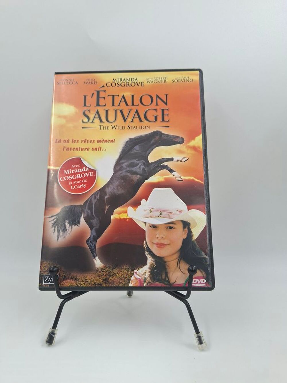 DVD L'&Eacute;talon Sauvage (The Wild Stallion) avec boite DVD et blu-ray