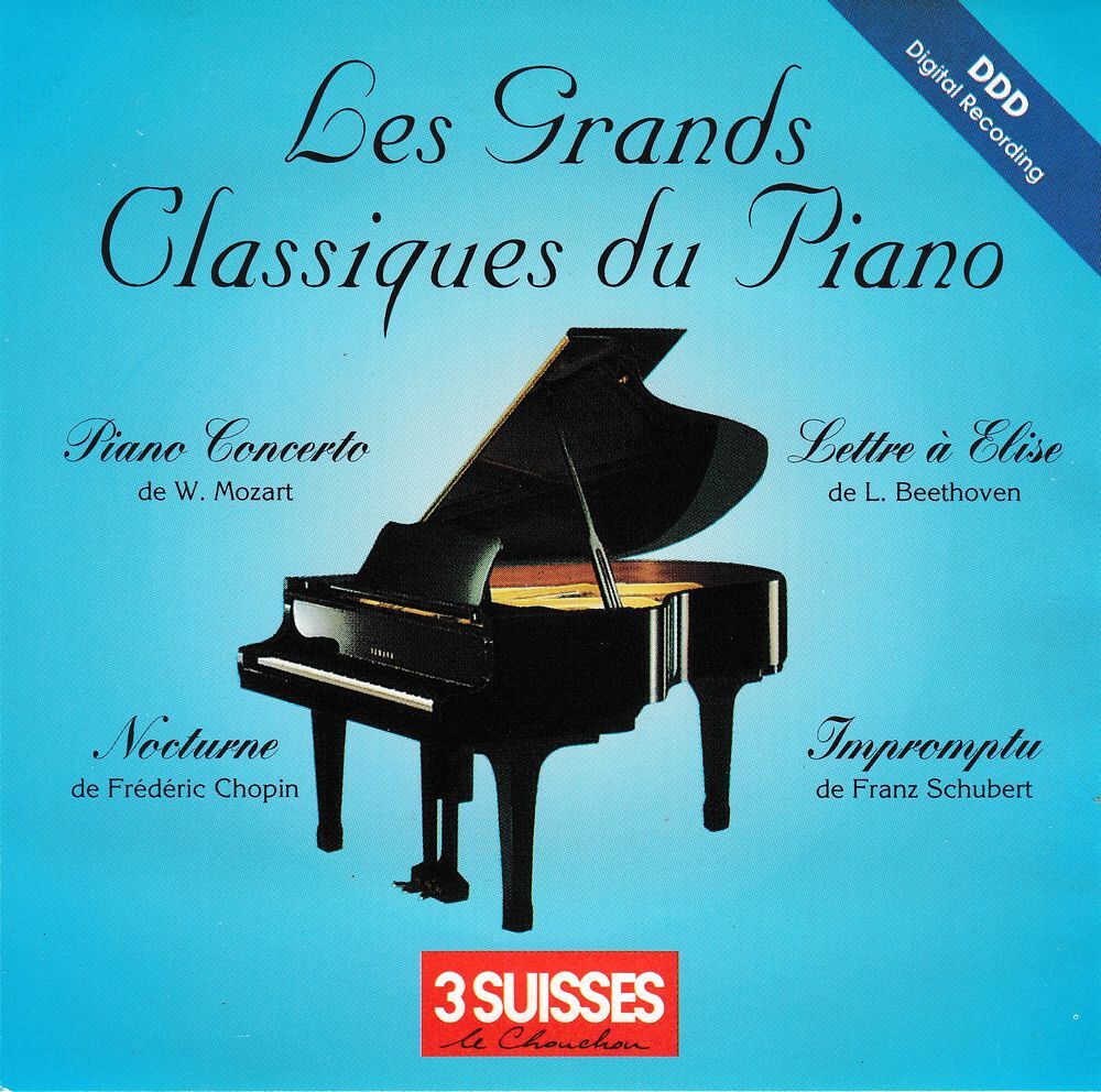 CD Les Grands Classiques Du Piano - Objet Publicitaire CD et vinyles
