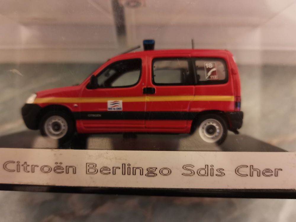 Miniature Citro&euml;n Berlingo pompier phase 2 Norev Jeux / jouets