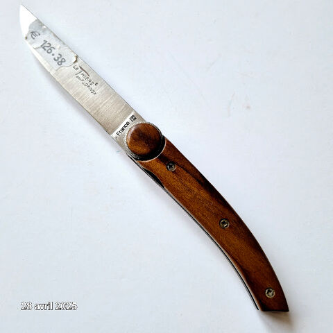 Couteau Le Thiers Florinox , manche bois fonc,  Mcanisme: 95 Saumur (49)