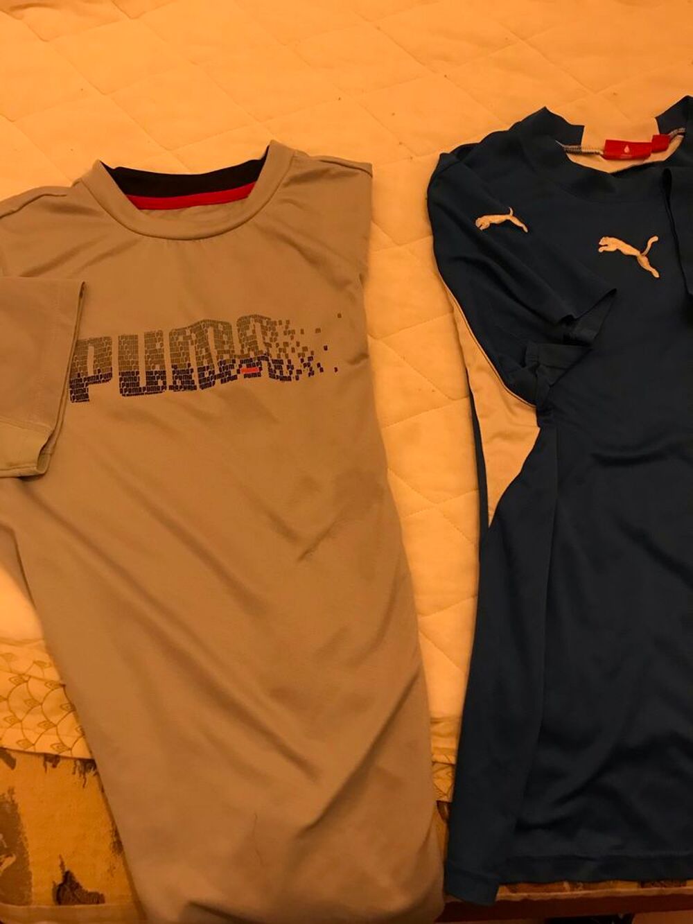 2 tee-shirts PUMA taille 42 occasion Vêtements