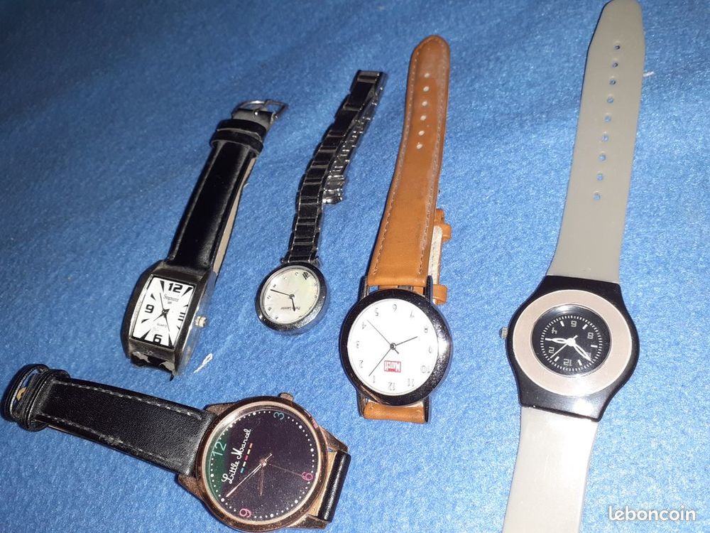 Ensemble de 5 Montres pour Femme/Homme Bijoux et montres