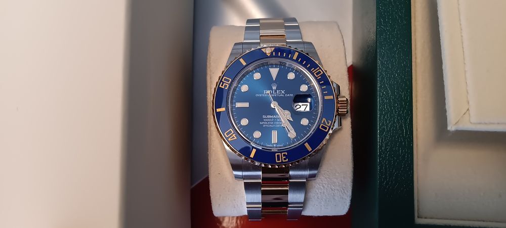 Rolex neuve submariner date roselor cadran bleu Bijoux et montres