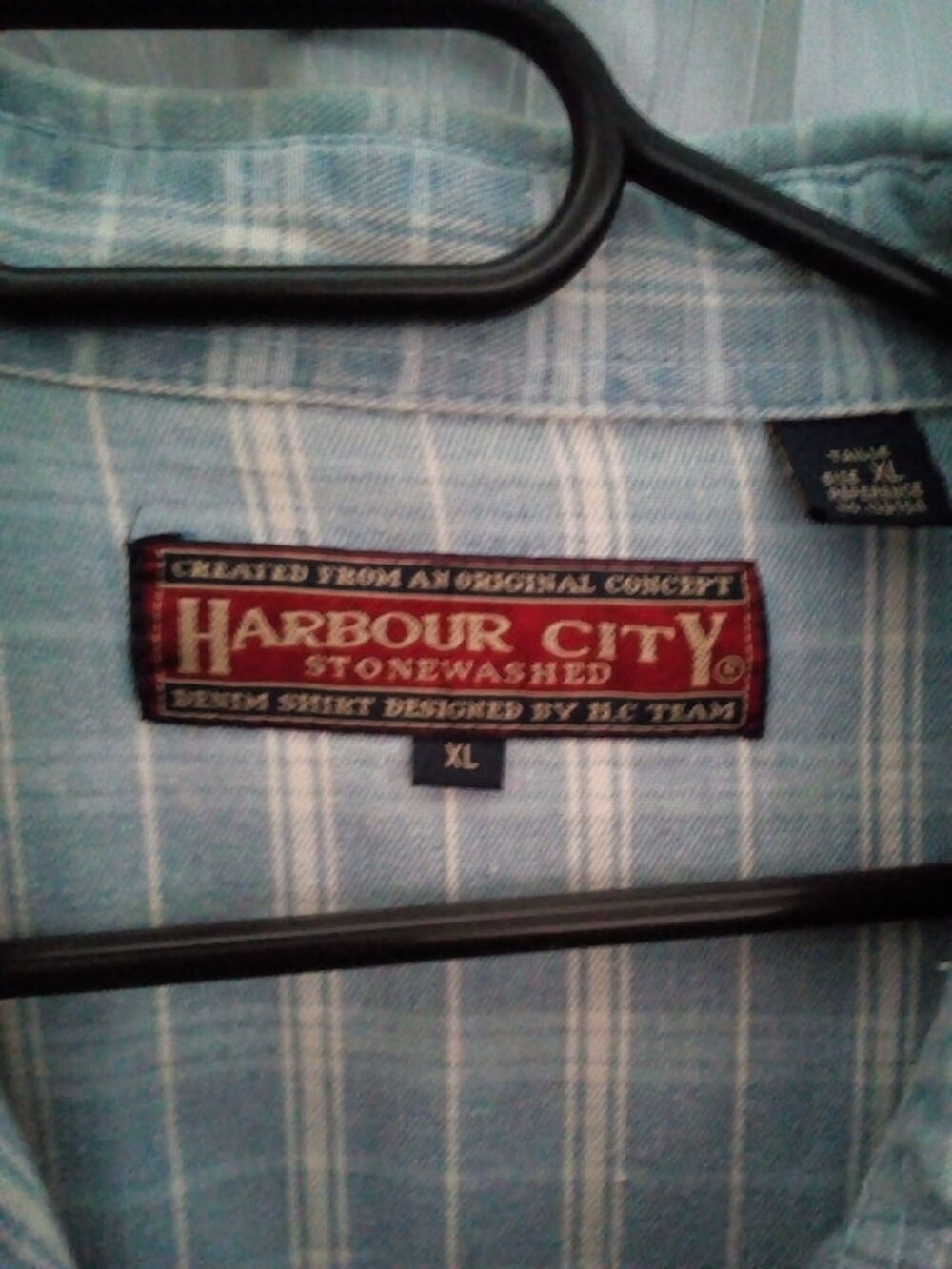 Chemise &agrave; carreaux " Harbour City " Vêtements