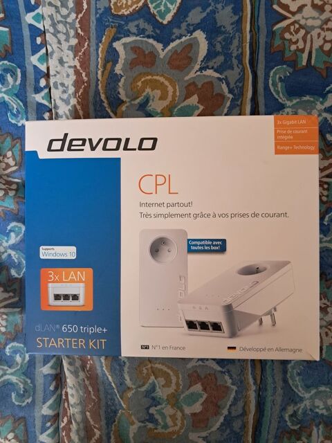 Coffret  CPL  marque DEVOLO 70 Creil (60)