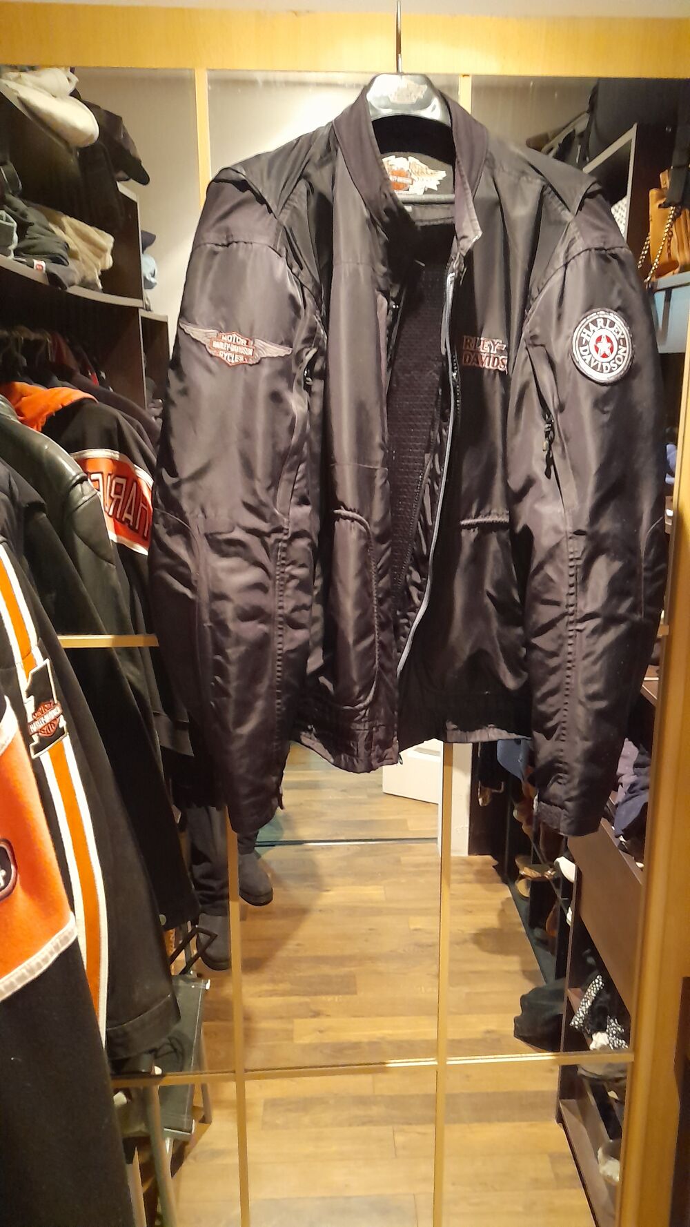 blouson moto harley Vêtements