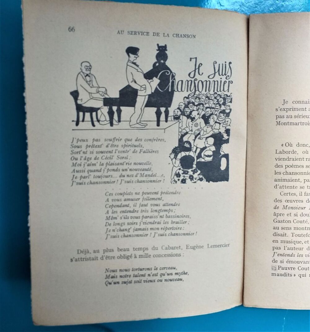 Georges MILLANDY Au service de la chanson - 1939 Livres et BD