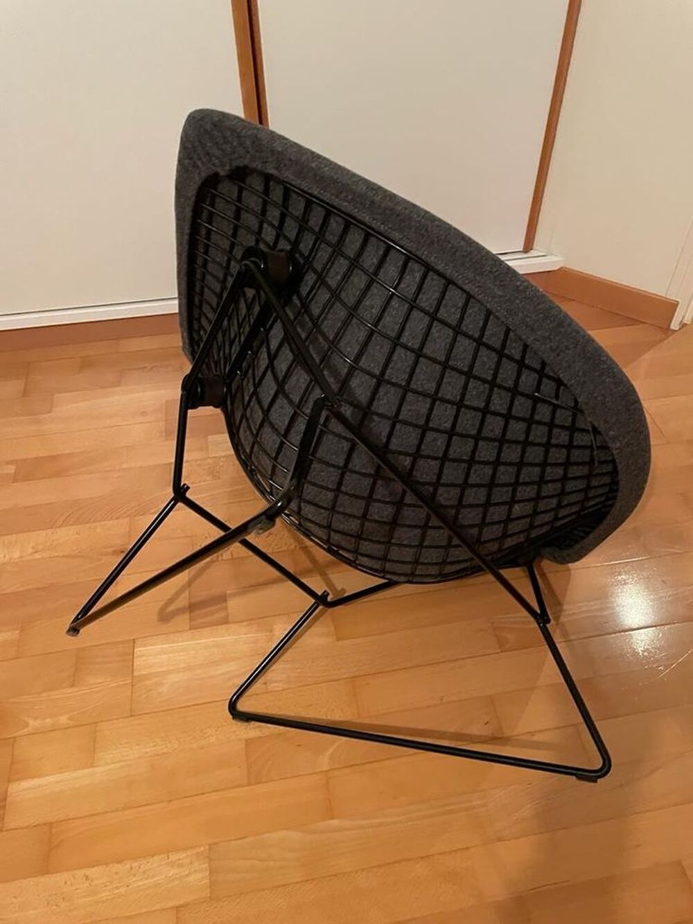 Harry Bertoia Bird Chair Walter Knoll noir Meubles