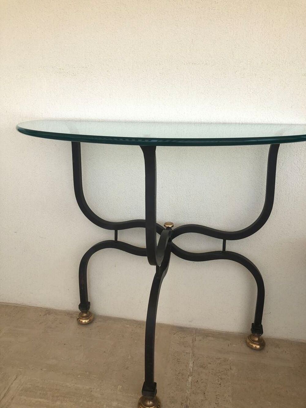 Console fer forg&eacute; De Tonge Meubles