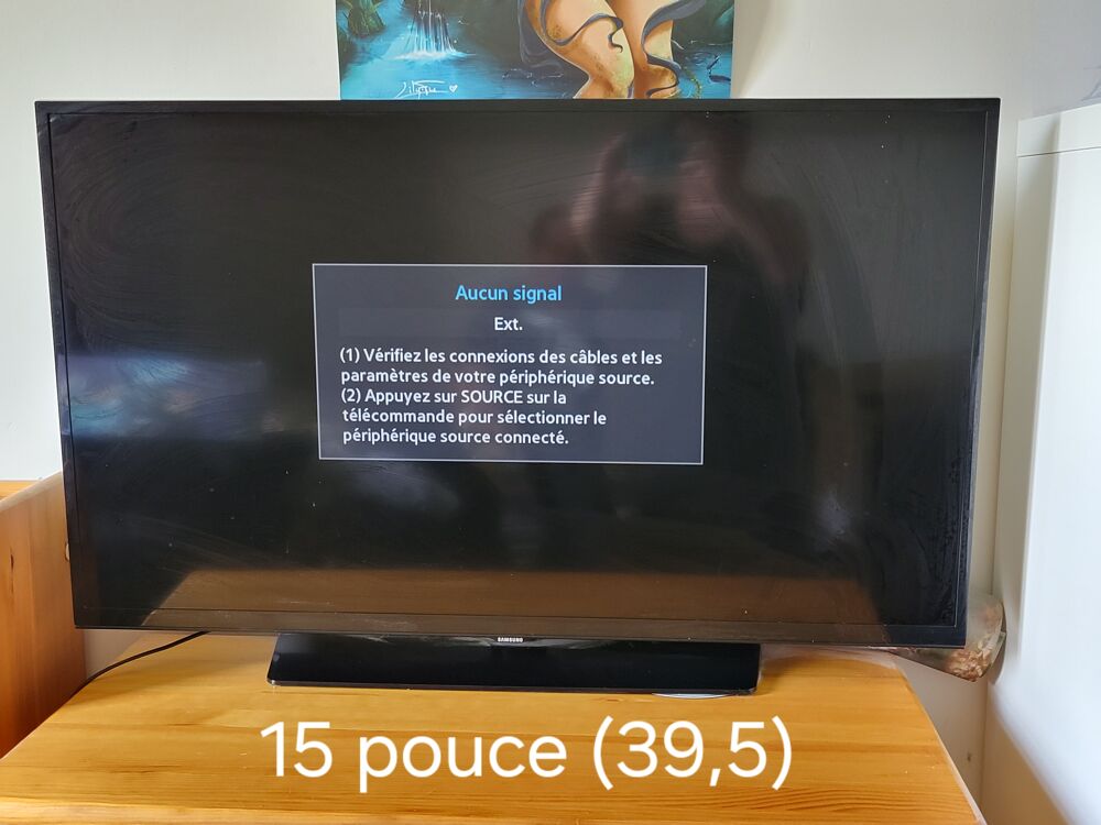T&eacute;l&eacute;vision 15 pouces Photos/Video/TV