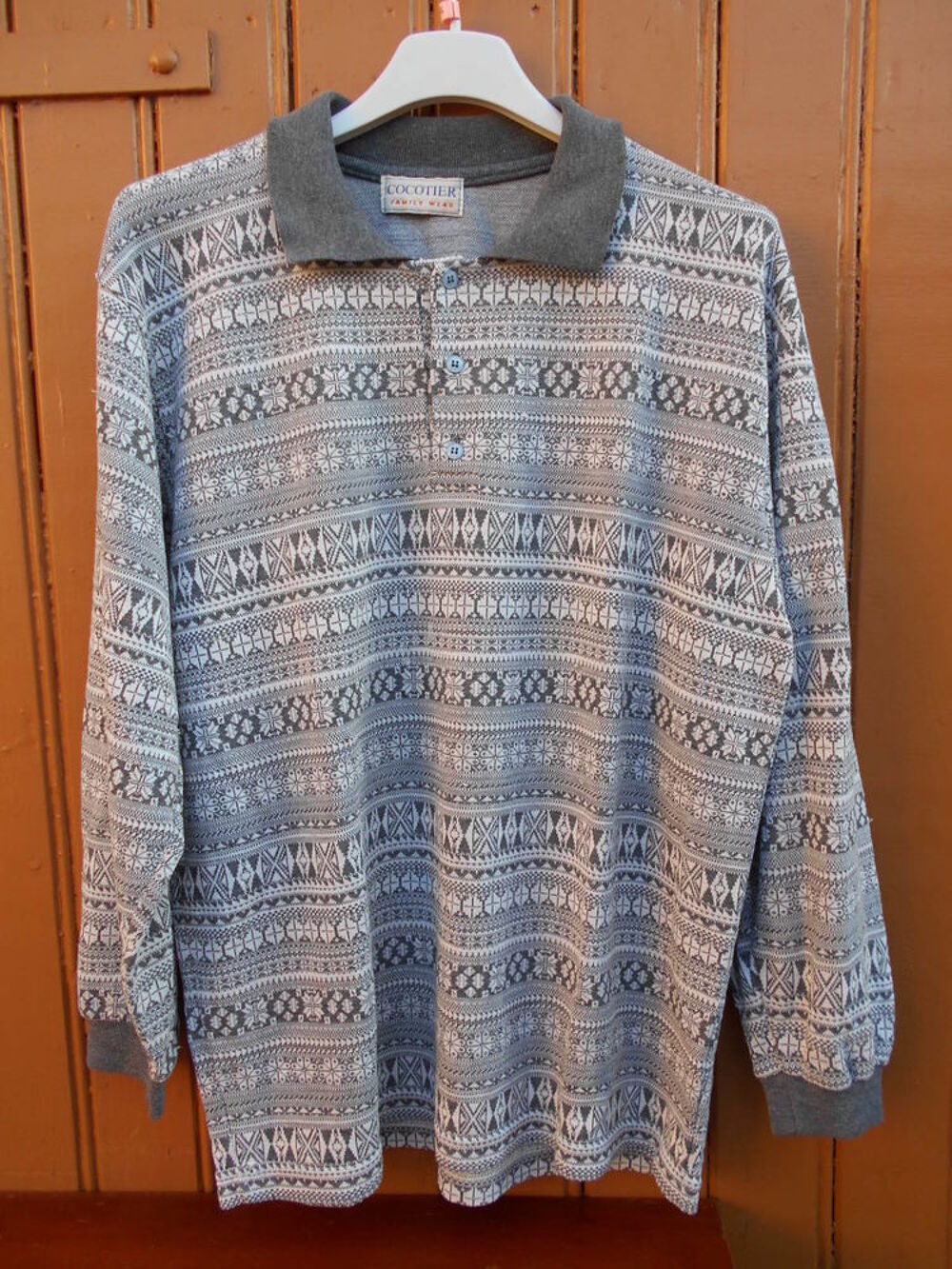 Pull homme " Cocotier " T. S Vêtements