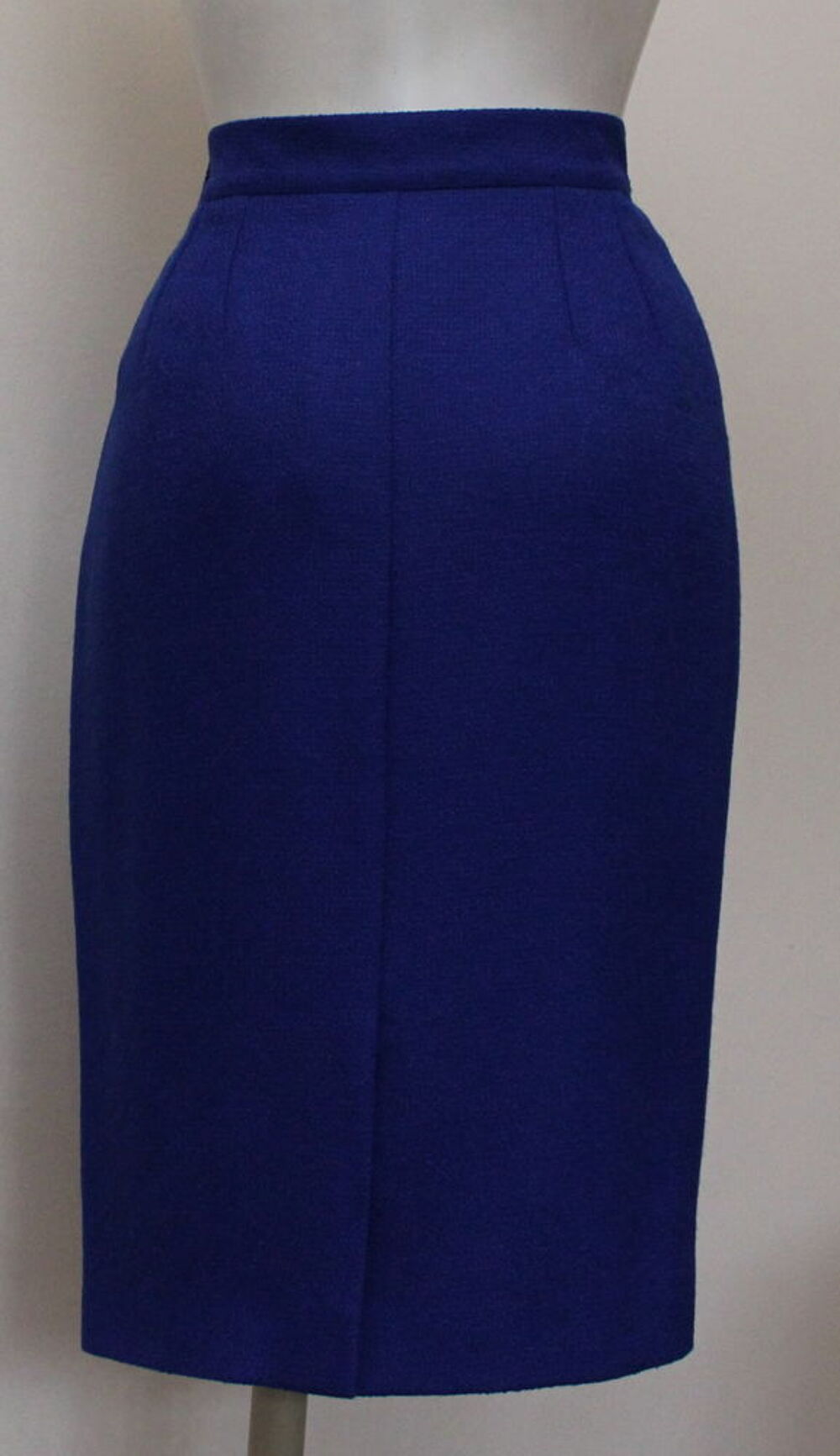 Jupe bleu &eacute;lectrique YVES SAINT LAURENT T.40 Fr Vêtements
