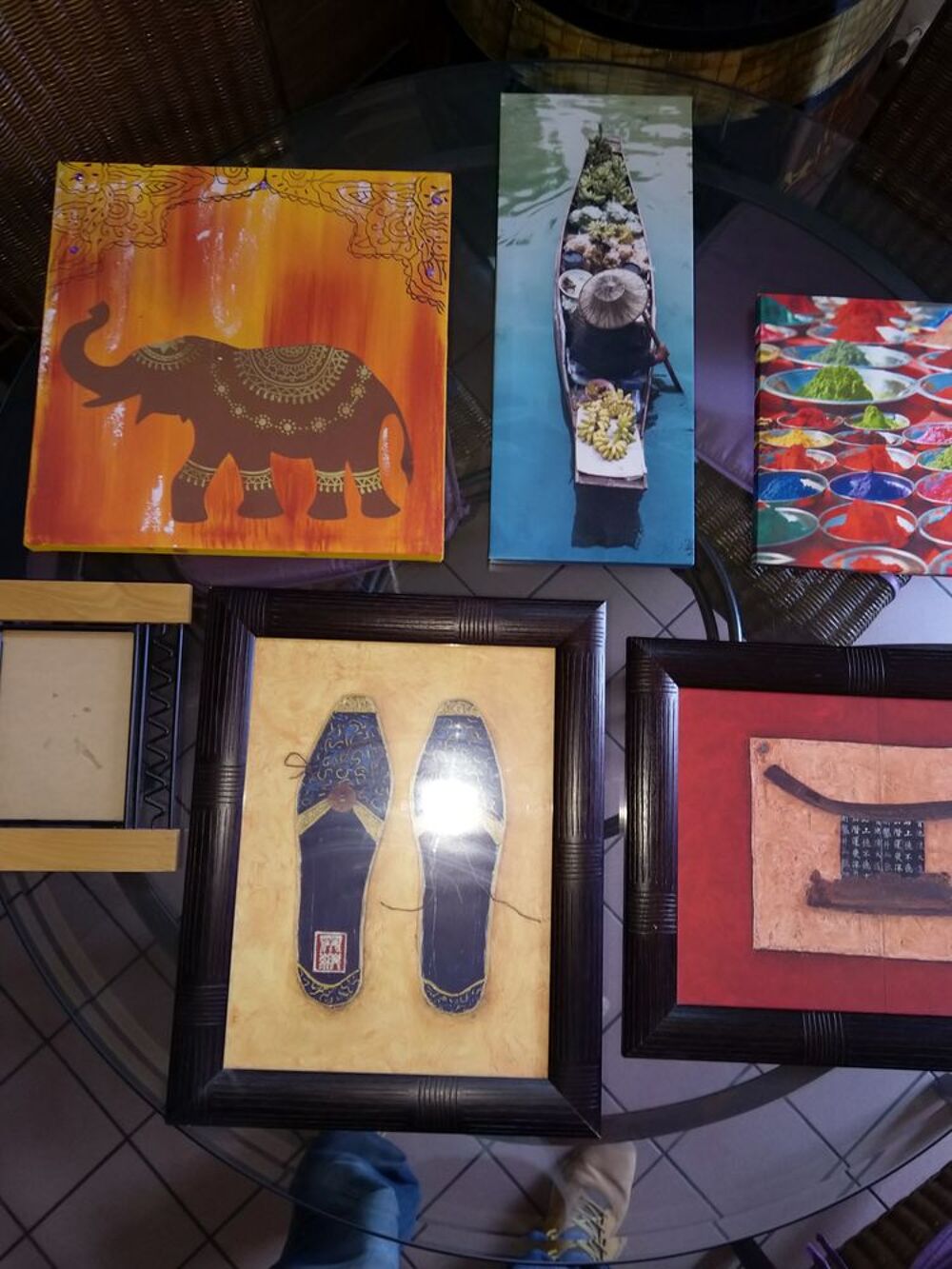 tableau d&eacute;co diverses 
Voir photo Décoration