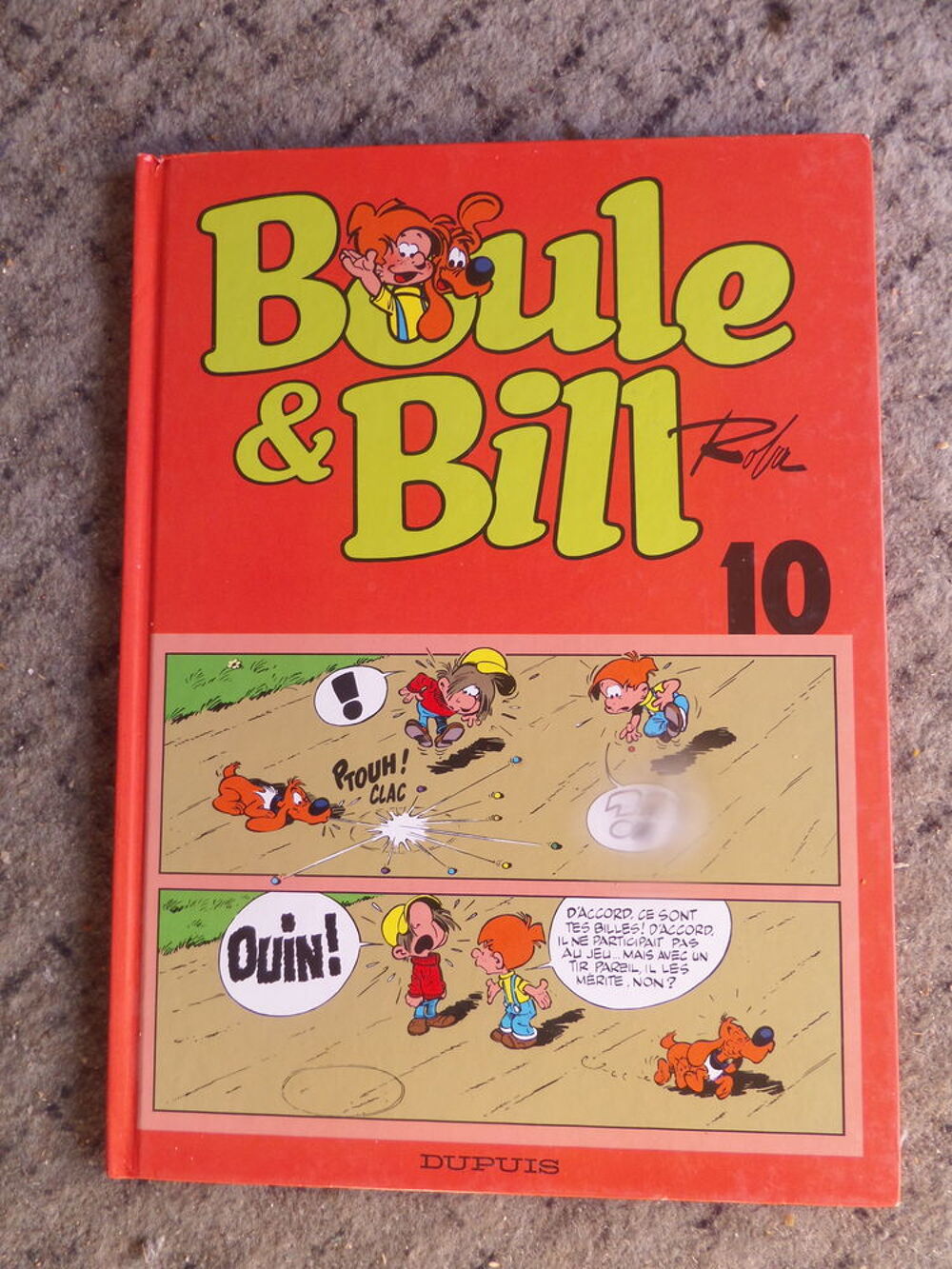10 bandes dessinees BOULE ET BILL Livres et BD