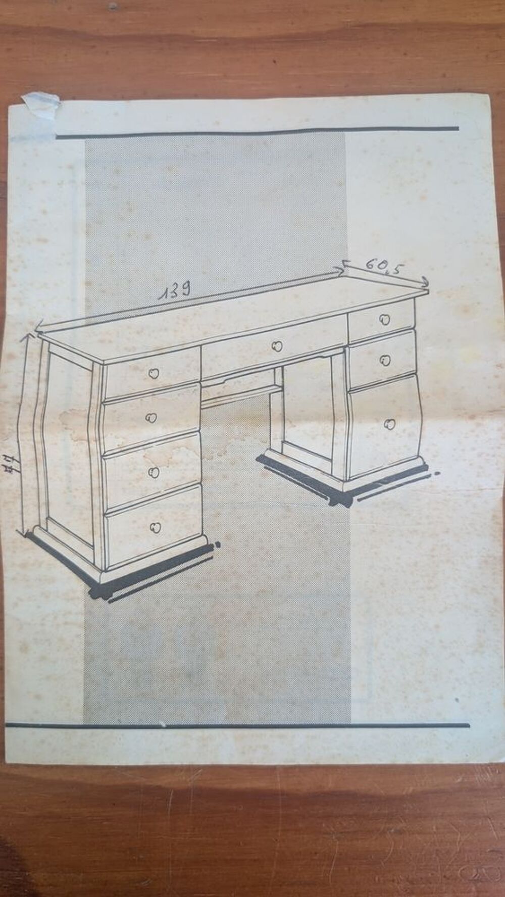 Bureau en pin Meubles