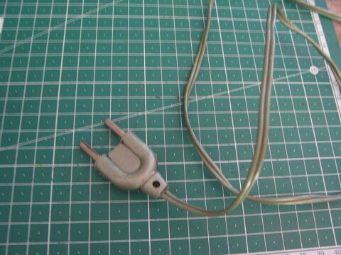 C�ble + prise de lampe JUMO fer a cheval 1m60 vert lampe Jum 10 Marseille 13 (13)