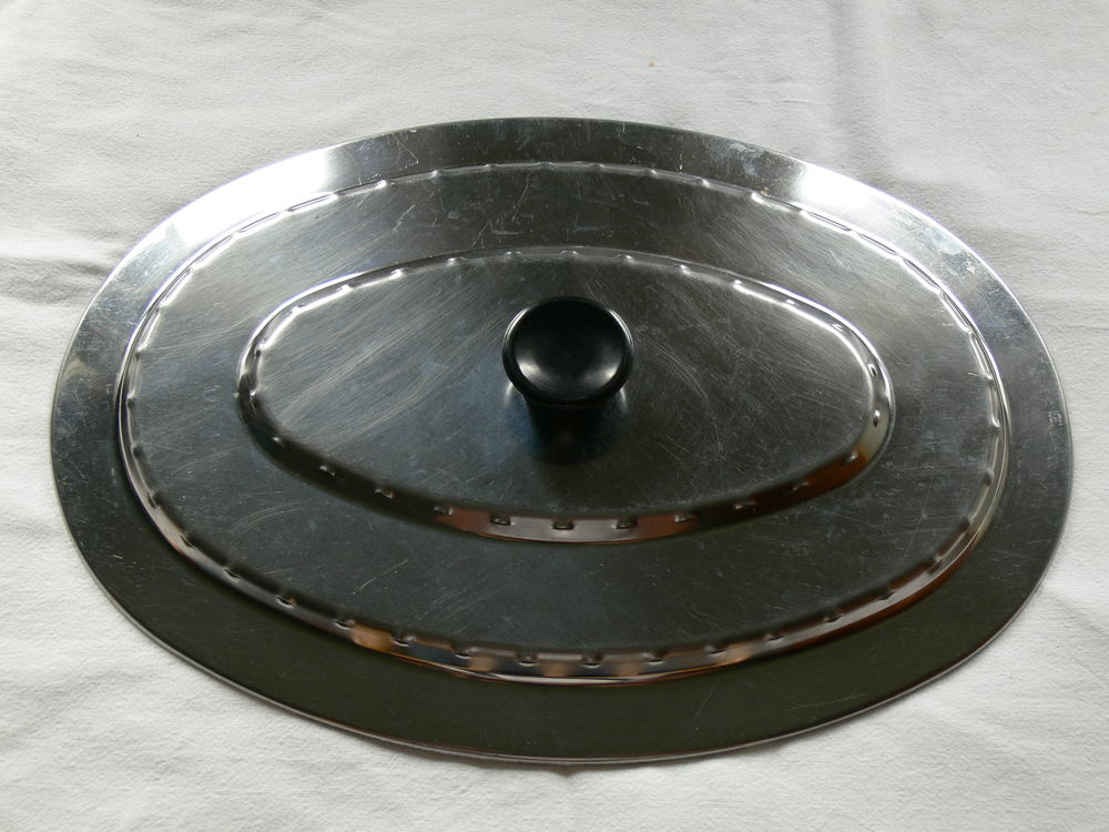 Couvercle ovale inox Electroménager