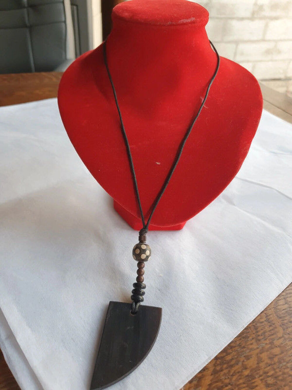 Collier noir/marron Bijoux et montres